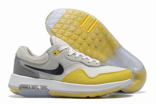 Nike Air Max Motif Men's Shoes White Yellow Grey Black-6
